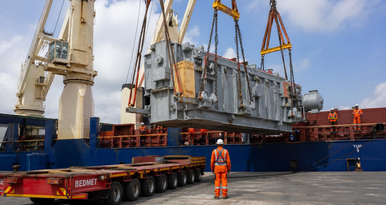 Break Bulk Shipping for Heavy Machinery Export from India