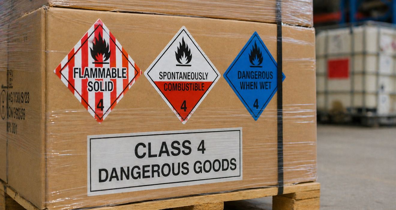 Class 4 Dangerous Goods Shipping Guide
