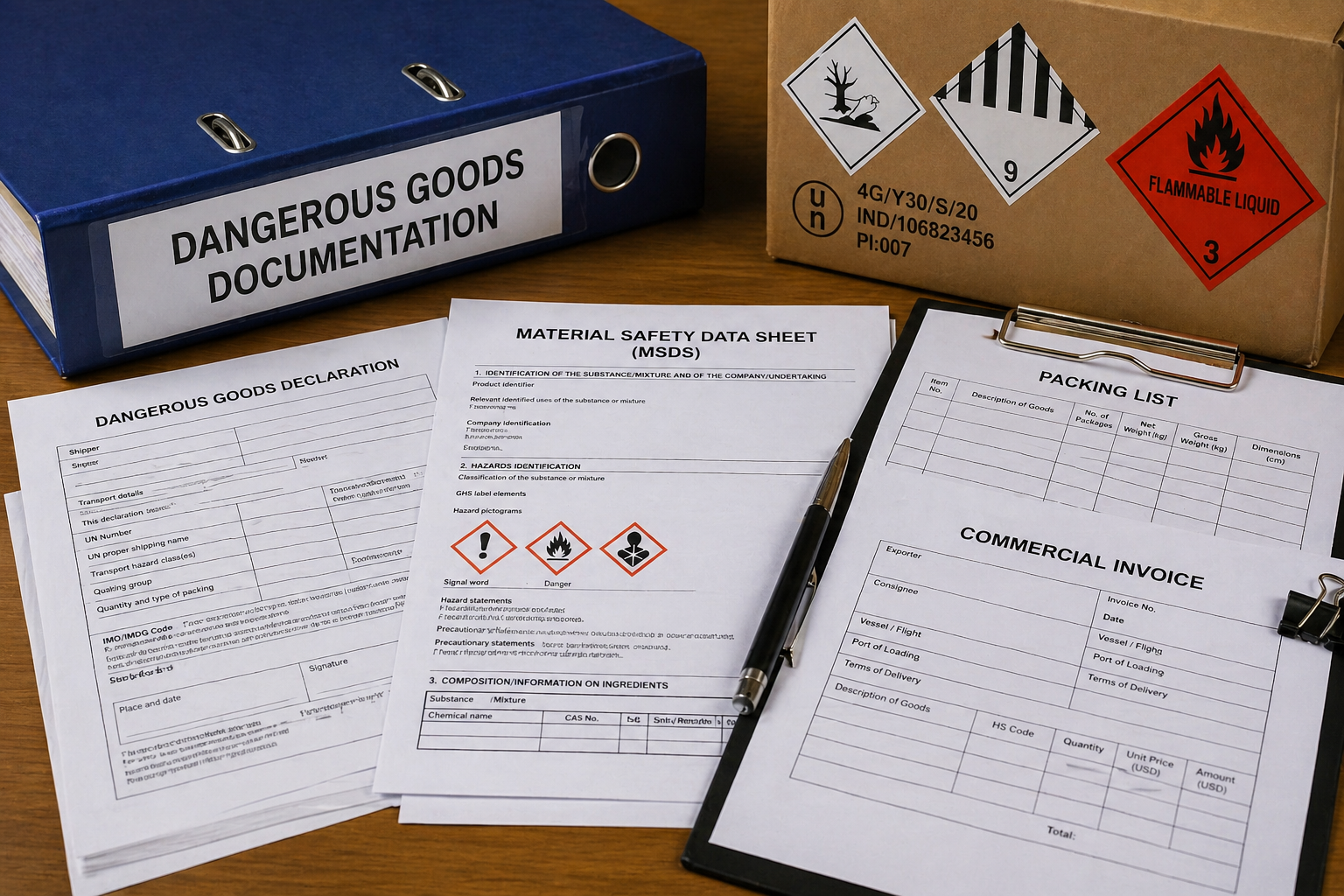 Dangerous Goods Shipping Documents Guide for Sea Freight